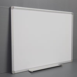 Esquinas de montaje ocultas marco de aluminio acero lacado pizarra magnética borrado en seco pizarra de escritura personalizada pizarra blanca - Product Image 1