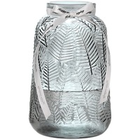 Vase en verre transparent Feuille d'érable style Instagram, luxe léger, pour centre de table de fleurs séchées, salon moderne et minimaliste, vente en gros