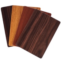 Precio de fábrica de madera de color 3mm espesor de panel de pared acm acp panel compuesto de aluminio