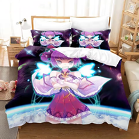 Ensemble de literie anime imprimé en 3D ensemble de lit Queen King Size ensemble de housse de couette pour chambre d'adulte ensembles pour Textiles de maison