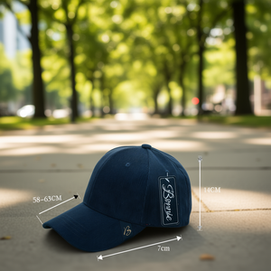 Cappellino da Baseball Bernie a 6 Pannelli, Regolabile, Unisex, Tinta Unita, Casual, con Ricamo sul Pannello Destro, 58-63Cm - Product Image 2