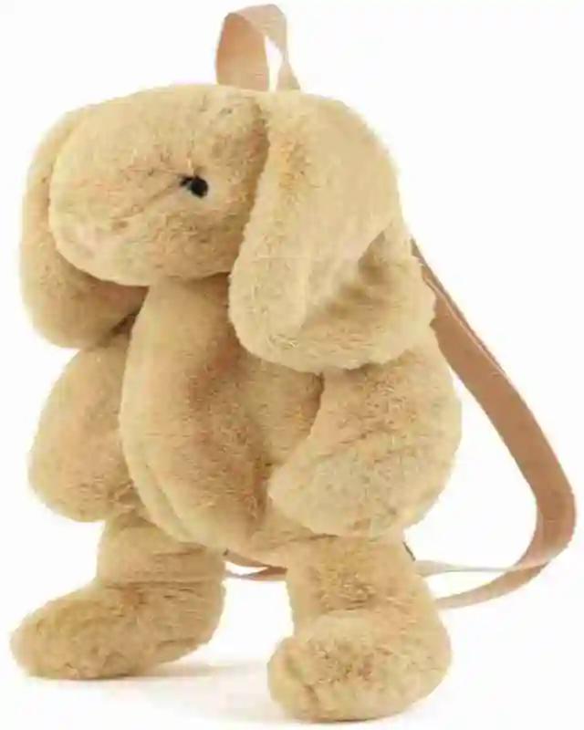 Custom Plush Rabbit Long Ear Bunny Bag Plushie Doll Plush Toys Children Backpack for Girls Kids