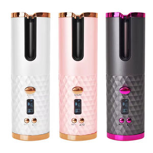 Rizador de Pelo Automático Inalámbrico Profesional Recargable por USB, Rizador Portátil con Pantalla LCD y Tecnología PTC, Herramientas de Peinado Giratorias - Product Image 1