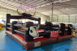 Toro Mecánico Inflable Eléctrico Comercial para Adultos, Juego <span class=keywords><strong>de</strong></span> Rodeo, Máquina <span class=keywords><strong>de</strong></span> Montar Toro en Venta - Product Image 4
