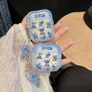 Phim hoạt hình Silicone 3D khâu cho Apple AirPods Pro 3 <span class=keywords><strong>4</strong></span> trường hợp dễ thương tai nghe bìa dễ thương hộp tai nghe hạnh phúc TPU in DIY tình yêu - Product Image 2