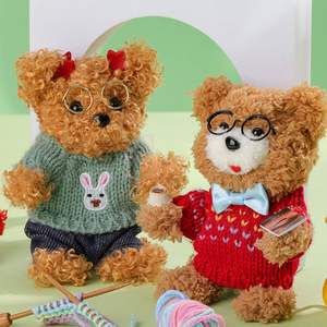 Ours de nettoyage de tuyaux en <span class=keywords><strong>fil</strong></span> métallique flou bricolage fait à la main en gros nouveau style de tiges de chenille pour animaux de bricolage - Product Image 3