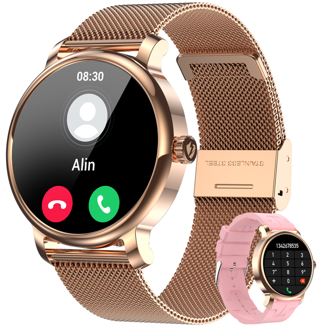 LEMFO LF35 Trending Boys Smart Watch Stylish Mesh Band Water Resist Blood Pressure Monitoring Heart Rate Outdoor Reloj Watch