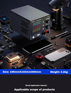 ETM-3010MS 305MS ปรับได้ 0-30V 0-10A 300W แหล่งจ่ายไฟ 220V อินพุตเอาต์พุตจอแสดงผล LED การสลับเดี่ยว - Product Image 5