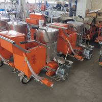 Machine de marquage routier robotisée tout-en-un chauffée pour la peinture des places de stationnement en bordure de route