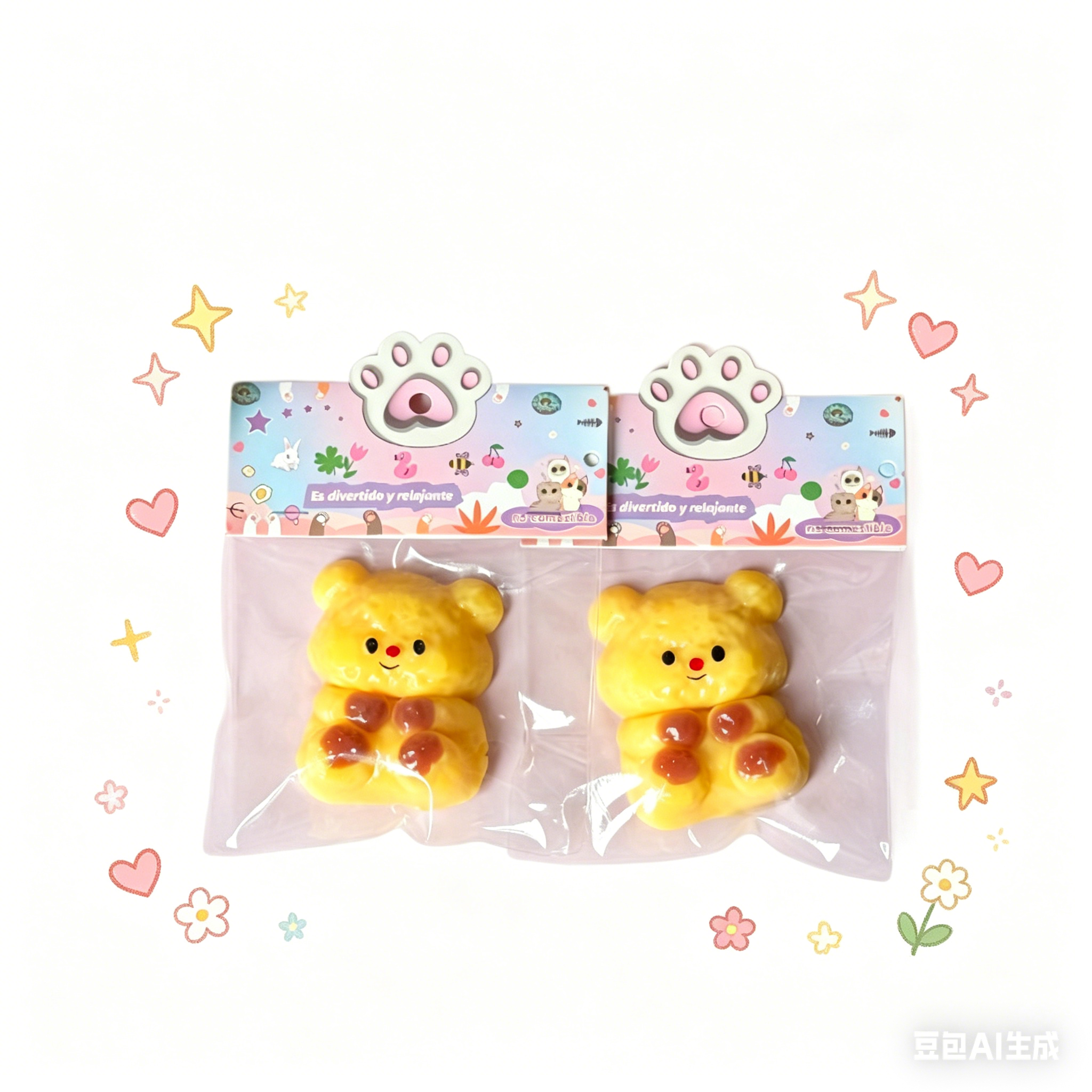 Ours mignon 7,5*6,5 cm