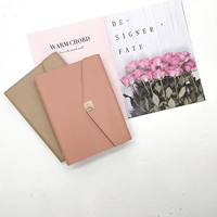 Carnet de notes A5 personnalisé en cuir magnétique, classeur-agenda à spirale avec pages intérieures lignées/carrées, écriture facile, journal professionnel