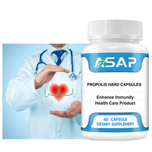 Cápsulas de gelatina real de propóleo natural al por mayor suplemento orgánico cápsulas duras de propóleo - Product Image 1