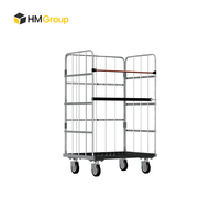 Chariot porte-bagages pliable pour plaques d'entrepôt personnalisées et mobiles