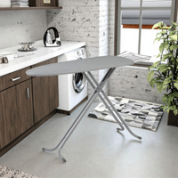 Planches à repasser NO Anti-dumping Droits Plastique avec support de fer Dessus de table Pliant Coton Métal Carton Pliable Rectangle Brillant