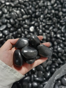 <span class=keywords><strong>Ciottoli</strong></span> Ovali Neri Naturali Lucidati Non Tossici <span class=keywords><strong>per</strong></span> <span class=keywords><strong>Pavimentazione</strong></span> <span class=keywords><strong>Esterna</strong></span> di Giardini e Piscine - Product Image 2