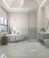 Carrelage en porcelaine effet marbre brillant 600x600mm, antidérapant, résistant à l'usure, moderne, pour villas et centres commerciaux, garantie 5 ans+
