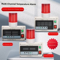 Alarme de surchauffe à double, quadruple ou octuple canal, surveillance des températures élevées et basses pour fermes et entrepôts frigorifiques
