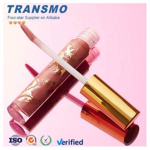 Vente en gros de tubes à gloss à lèvres en plastique transparent de 5 ml avec applicateur à brosse, emballage vide pour gloss à lèvres - Product Image 1
