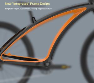 Vélo de ville de course en fibre de carbone 28 pouces Léger 11,5 kg Alliage d'aluminium 200 kg de charge Freins à disque hydrauliques 12 vitesses - Product Image 4