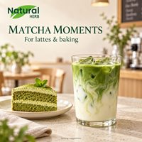 Coffret Cadeau de Poudre de Thé Vert Matcha Marque Blanche avec Deux Boîtes de 100 Grammes pour Latte et Pâtisserie