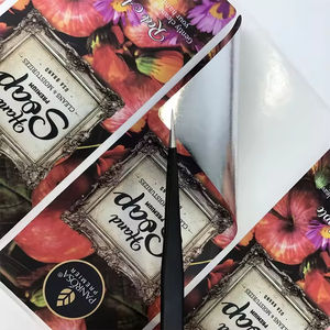 Autocollant cosmétique personnalisé étanche argent brillant étiquette de parfum de luxe autocollant de parfum de luxe impression d'étiquettes en vinyle - Product Image 2