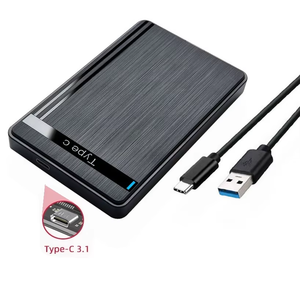 กล่องใส่ฮาร์ดดิสก์ภายนอกแบบพกพา USB-C 3.1 ขนาด 2.5 นิ้ว SATA HDD/SSD ทำจากพลาสติก - Product Image 1