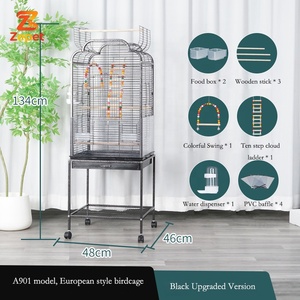 Bellissima Gabbia per Pappagalli Artificiale, Grande e Alta, Facile da Montare, per Uccelli di Piccola Taglia - Product Image 1