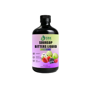 Produit phare : Mélange liquide d'infusion de corossol et de baies, 16 FL OZ, Complément alimentaire à base de plantes pour l'énergie, la protection de la santé et la santé intestinale - Product Image 1