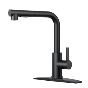 Modern <strong>Single</strong>-Handle Brass <strong>Kitchen</strong> <strong>Faucet</strong> - Pull-Out <strong>Sprayer</strong> with Ceramic Valve Core - Product Image 3