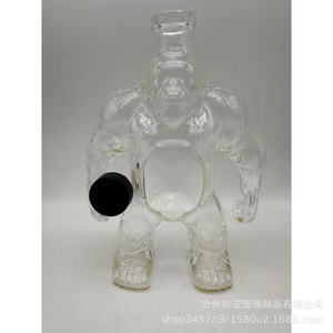 Meilleure vente : Ornement de bouteille de <span class=keywords><strong>vin</strong></span> en forme de gorille, en verre borosilicate de haute qualité, bouteille de whisky décorative, <span class=keywords><strong>art</strong></span> personnalisé - Product Image 4