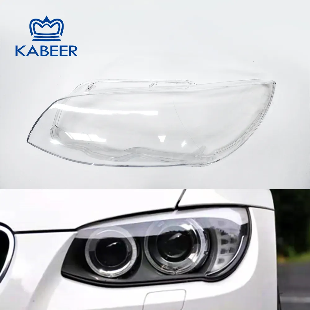 Fit For BM.W 3 series Coupe E92 E93 2006-2009 M3 328i 335i 330i Car Front Headlight Glass Lamp Shell Lens