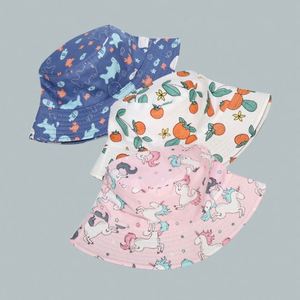Korean Cute Cartoon Print Pattern Kids Bucket Sun <b>Hat</b> Children's Outdoor Sports Sun Protection Bucket <b>Hat</b> <b>for</b> Spring Summer - Product Image 3