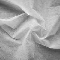 100% polyester tissu non tissé thermocollé polyester fusible micro point interlignage