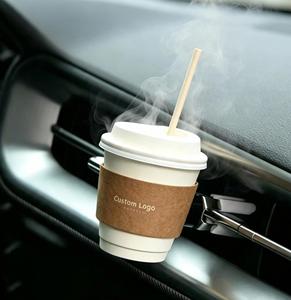 Mini diffuseur d'aromathérapie parfumé pour voiture, en forme de cornet de crème glacée estival, pour aérer et rafraîchir l'air ambiant - Product Image 5