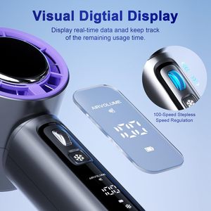 Ventilador de Mano Portátil con Velocidad Ajustable (1-100), Batería Recargable de 4000mAh, Enfriamiento Personal con Hielo, Pantalla LED, Mini Ventilador Turbo - Product Image 6