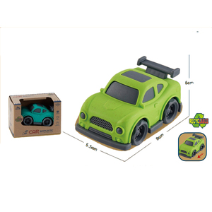 Children Eco-friendly bioplastic cartoon baby toys friction car for kids