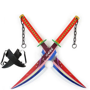 Uzui Tengen (Lame orange) Épée populaire de l'anime Demon Slayer : <span class=keywords><strong>Kimetsu</strong></span> No Yaiba Sun Wheel Blade Arme de cosplay 30 pouces/78 cm - Product Image 3