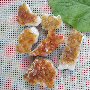 Ancien type de produit Quartz jaune naturel Geode Citrine Cluster Feng Shui Pierre précieuse Sculpture Cristal Artisanat pour la guérison <span class=keywords><strong>Vente</strong></span> - Product Image 5