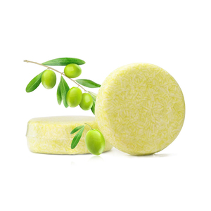 Natural Solid Shampoo Bar Damaged Hair With Plant Essence Oil Helps Stop Loss and Promotes Healthy Growth Travel Size Olive Oil - Product Image 4