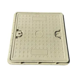 High quality handle manhole covers composite resin SMC recessed with handle manhole cover heavy duty