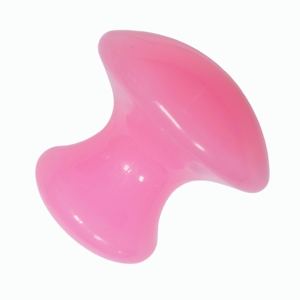 Cuillère de massage corporel populaire en résine rose en forme de champignon, outil de beauté - Product Image 2