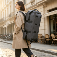 Sac de rangement rectangulaire de bonne qualité avec poignée, grande capacité, avec roulettes