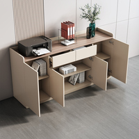 Armoires de classement en bois de luxe Mobilier de bureau Mobilier de bureau à semelle simple Classeur Table de bureau Armoire de rangement