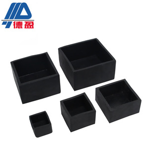 Deying Rubber Foot Covers Black Square Industrial Protective Bottom Caps For Aluminum Profile Home Improvement Hardware - Product Image 1