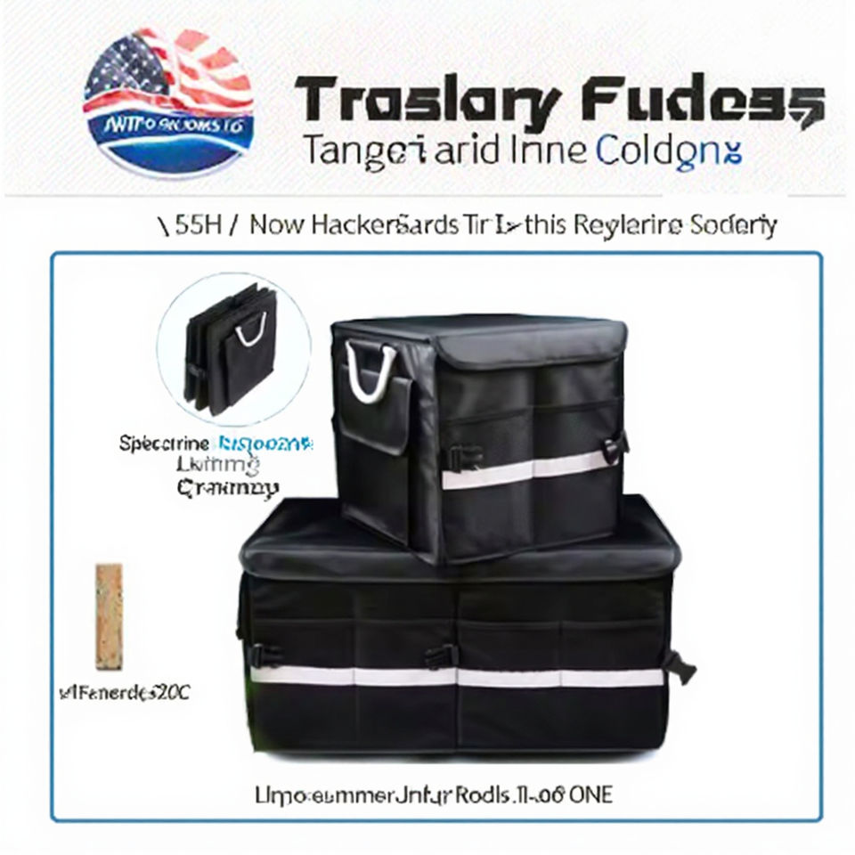 Multi-Functional High Quality Popular Oxford Polyester Trunk Organizer ...