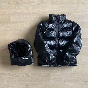 Veste d'hiver à capuche zippée en tricot TRAP Luxury Casual Fashion Windproof STAR Glossy Warmth 100% duvet Hip-Hop pour hommes - Product Image 1