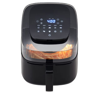 หม้อทอดไร้น้ำมันดิจิตอลหน้าจอสัมผัสอัจฉริยะ 360 องศา มองเห็นอาหารได้ 5 ลิตร 6.5 ลิตร ควบคุมผ่านแอพ Tuya พร้อมโปรแกรมปรุงอาหาร 12 แบบ - Product Image 2