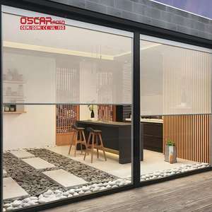 Panneaux latéraux d'auvents en polyester, protection contre les intempéries et la confidentialité, <span class=keywords><strong>moustiquaire</strong></span>, stores enrouleurs pour jardins, cours et balcons - Product Image 1