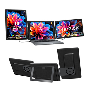 จอภาพพกพาขนาด 16 นิ้ว 16:10 2K IPS จอคู่สำหรับแล็ปท็อป รองรับระบบ Wins และ Mac - Product Image 1