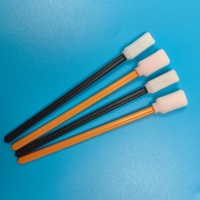 Hisopo de espuma rectangular sin pelusa 712A Orange Stick para limpieza de impresoras de inyección de tinta y salas limpias